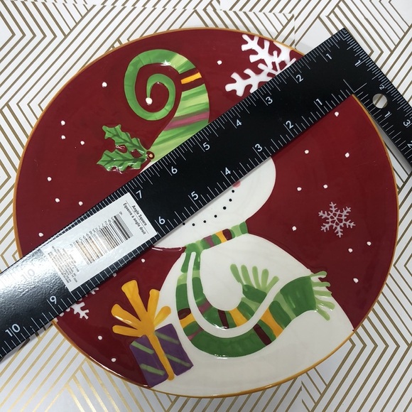 Pier 1 imports Christmas plate - Picture 5 of 5